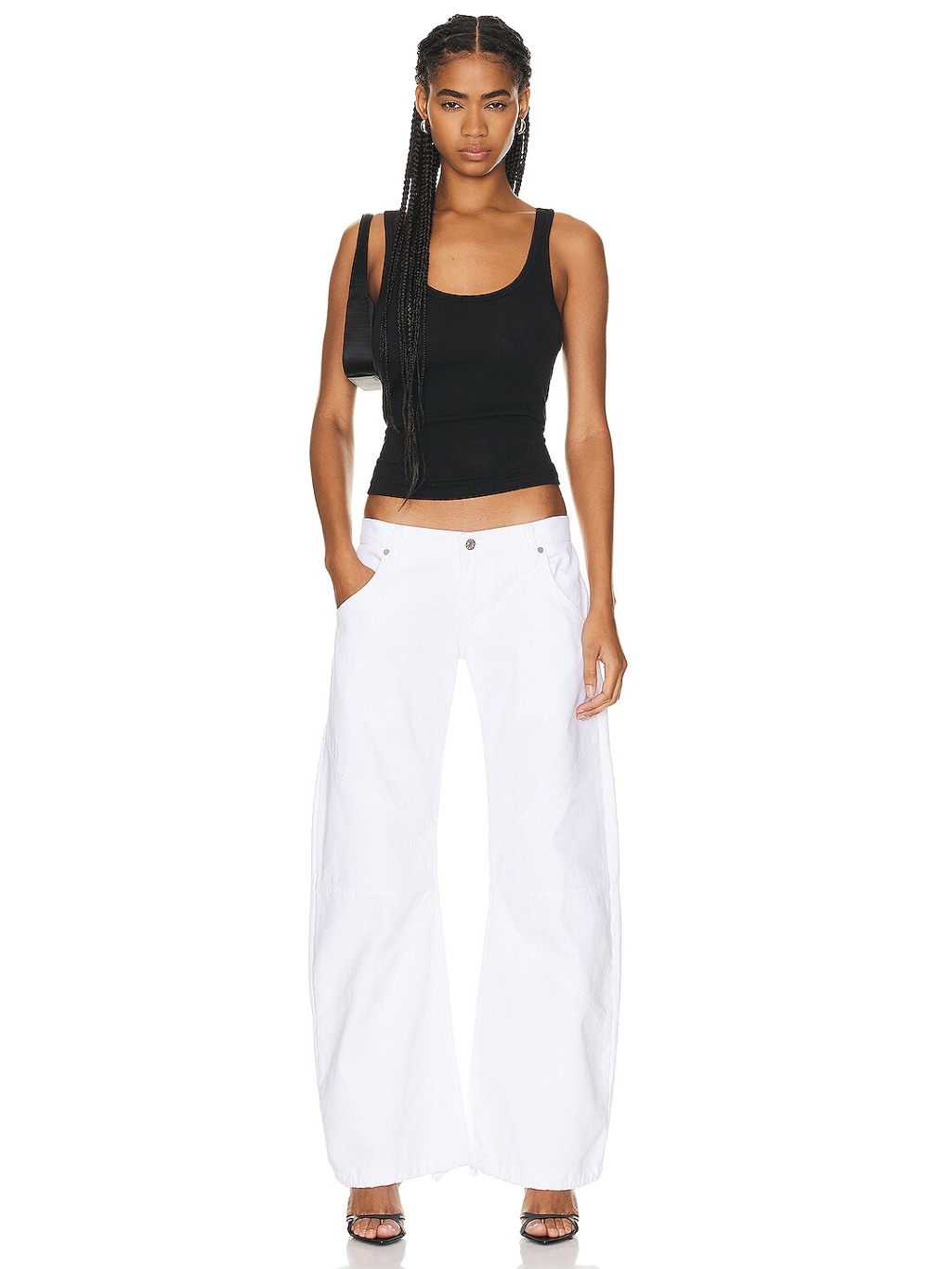 Eb Denim Frederic Low Rise Wide Leg Barrel Jeans